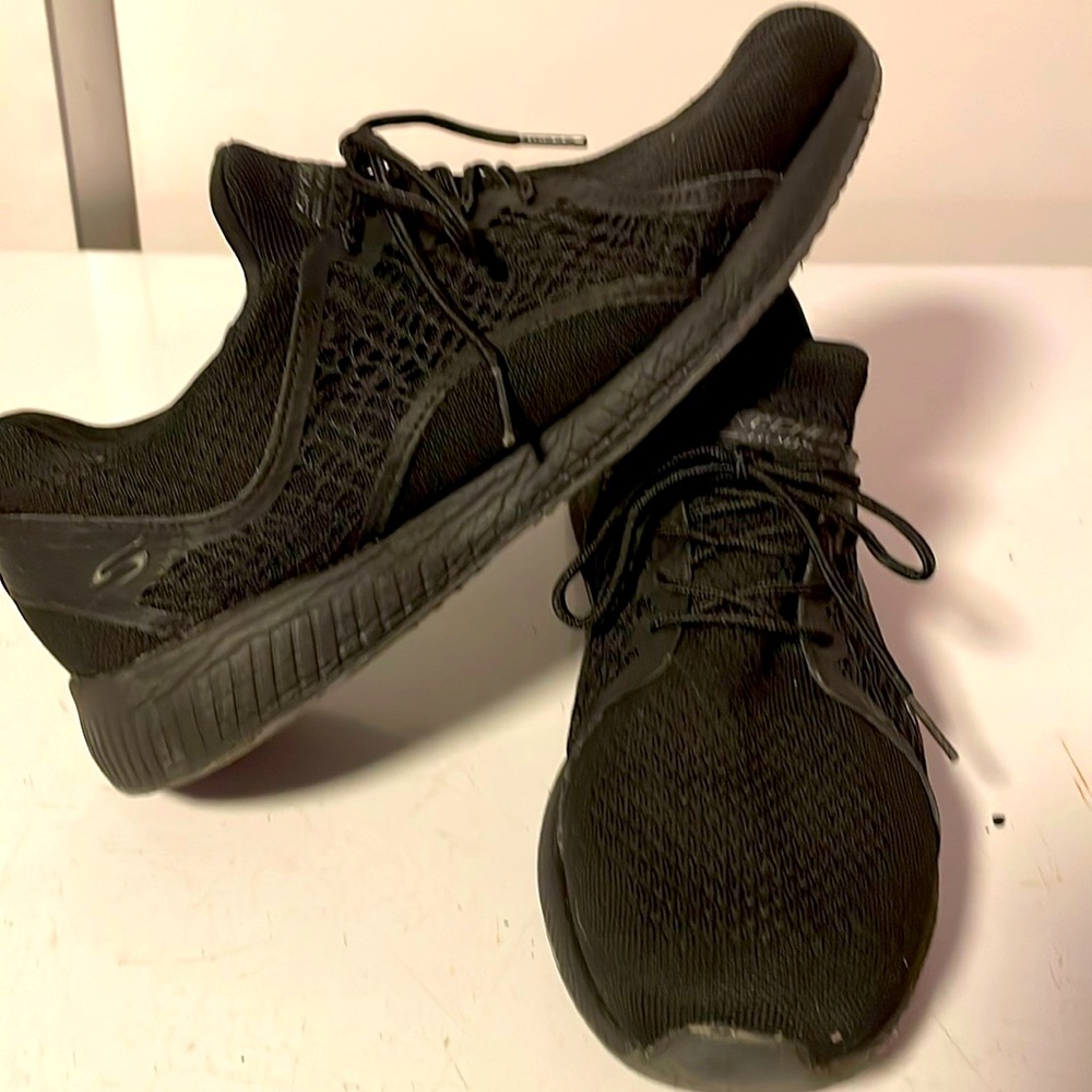 Lightweight Running/Tennis Shoes Non Slip Gym Workout Shoes Black/Grey